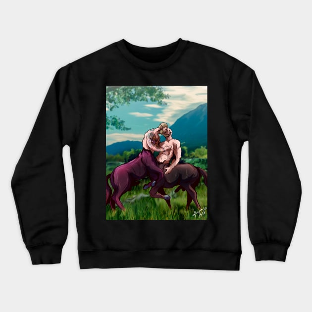 Centaur daddies Crewneck Sweatshirt by Tattooeddandyyy70